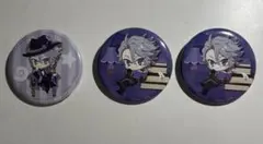 ディズニーツイステッドワンダーランド　アズール 缶バッチ3個