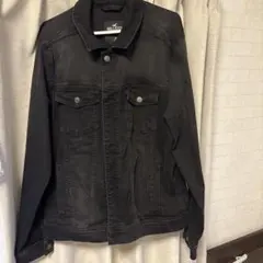 HOLLISTER ブラックデニムジャケット Mのサムネイル