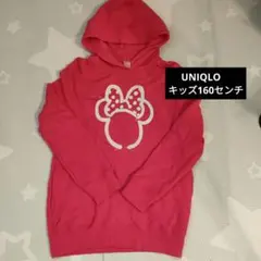 値下げ！UNIQLO ミニーマウス パーカー キッズ　160センチ