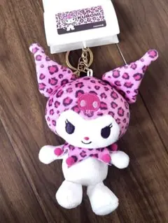 サンリオ　ヒョウ柄ピンククロミちゃん　キーホルダー