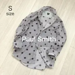 D222214 Paul Smith ドット チェック柄 ロングスリーブシャツ - メルカリ