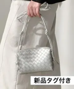 新品タグ付き　ザッカボックス　イントレチャート　ミニポシェット　シルバーのサムネイル