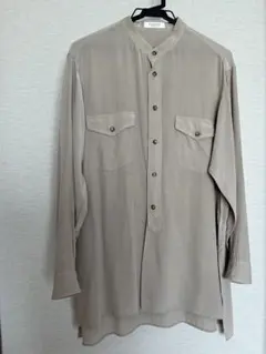 MACPHEE ベージュ ロングシャツのサムネイル