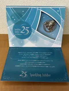 ①非売品 ディズニーJCBカード 25周年 ミッキー ピンバッチ(新品未使用)