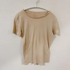 美品⭐️ MERONA 【S】ベージュ 半袖Tシャツ