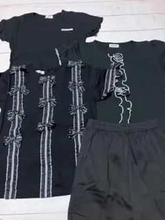 SASARI キッズ 女の子 トップス Tシャツ ハーフパンツ まとめ売り