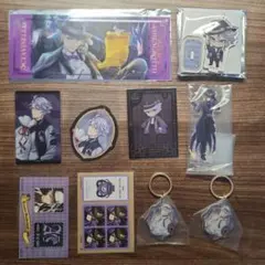 ツイステ アズール 一番くじ 寮服 缶バッジ クリアカード