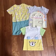 ベビー服 ロンパース Tシャツ 3点セット