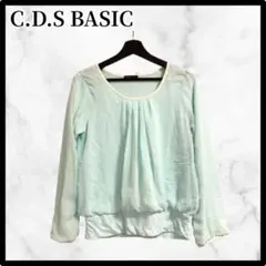 【フォロー割あり❗❗】C.D.S BASIC 長袖 シフォン素材トップス L
