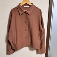 【匿名配送】UNIQLO ユニクロ ジャージリラックスジャケット ピンク M