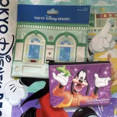 東京ディズニーリゾート チケット風ポーチ グーフィー