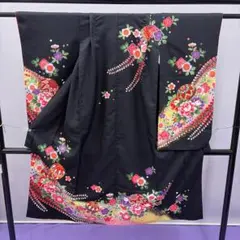 着物と帯 時流】O24-37s◇七五三 7才女の子着物◇ハローキティ 未使用