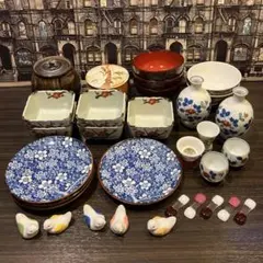 ☆和食器まとめ売り☆茶碗 お椀 お猪口 徳利 小鉢 箸置き 皿 昭和レトロ