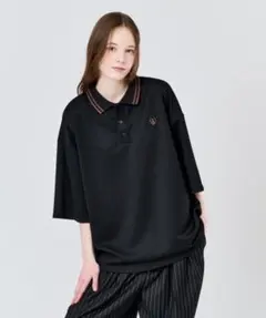 WETTEMPT / 鹿の子ルーズポロシャツ Sサイズ