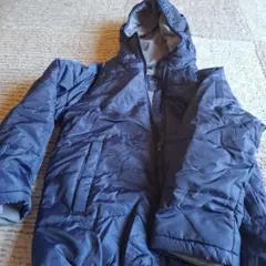 ネイビー フード付きジャケット