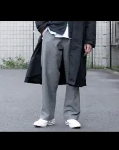 定価21780円 MASTER&Co. ウール ワイドパンツ