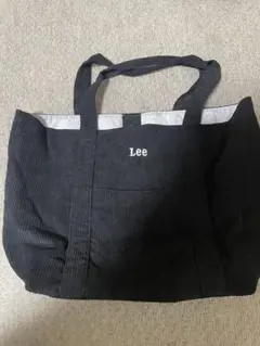 Lee コーデュロイ トートバッグ ブラックのサムネイル