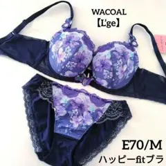 【新品】ワコール《ルジェ》ハッピーfitブラ E70/M 定価12,100円