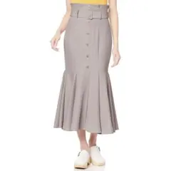 SNIDEL ベージュ マーメイドスカート