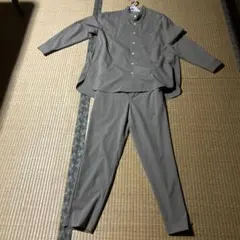 美品秋春用、薄茶色、メンズカジュアルスーツ セット、ゆったり目