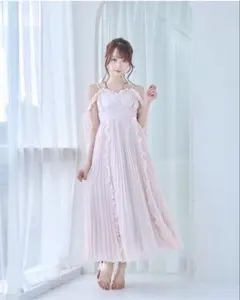 ロゼミューズ Cut sew lace dress ロングワンピース ホワイト - メルカリ
