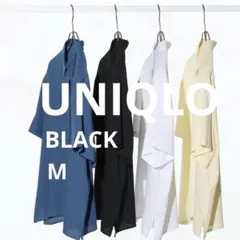 UNIQLO レーヨンブラウス　半袖シャツ　Mのサムネイル