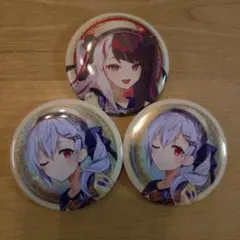 にじさんじ　缶バッチビスケット　夜見れな　葉加瀬冬雪