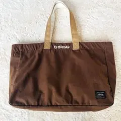希少☆PORTER ポーター G1950 コラボ キャンバストート キャメル 茶 
