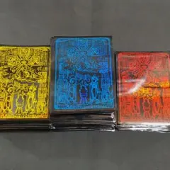 遊戯王OCG　PRISMATIC GOD BOX 石板スリーブ【赤・青・黄】