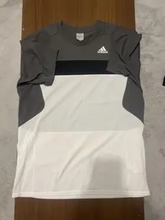 adidas トレーニングウェア　グレー/ホワイト