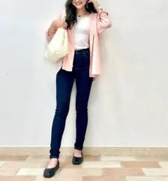 美品 24 ユニクロ ウルトラストレッチ スキニー ハイライズジーンズ