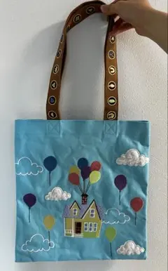 なな様専用　ディズニー　カールじいさんと空飛ぶ家　トートバッグ　シャンブル