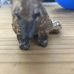 アニマルフィギュア 茶色 小型