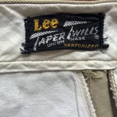 60年代 Lee USA製 ビンテージ TAPER TWILLS シンチバックのサムネイル