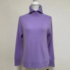 新品 C'EST MOI アトリエシックス 紫 カシミア100%ニット F 秋冬のサムネイル