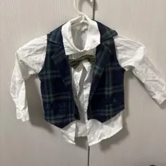 セレモニースーツ チェック柄 サイズ90