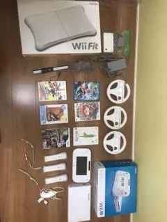wiiu +fit+ソフト6本