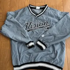 VISION STREET WEAR グレー Vネック トレーナーのサムネイル