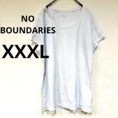 Tシャツ カットソー　インナーシャツ　海外古着　シンプル　ホワイト　【XXXL】