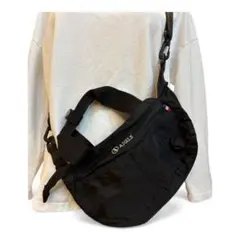 AIGLE ブラック ショルダーバッグ