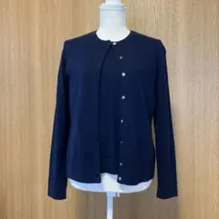 ダーマ　カシミヤアンサンブル　ネイビー　Ｌサイズ