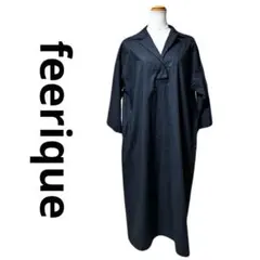 CLANE 天日乾燥リネン ミリタリーワンピース カシュクール 黒 - メルカリ