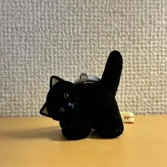 黒猫 ぬいぐるみ マスコット キーホルダー