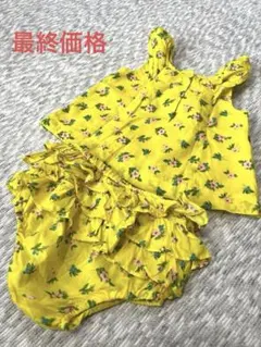babyGap 花柄 セットアップ 6-12ヶ月　リゾート　アロハのサムネイル