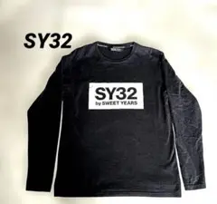 SY32 SWEET YEARS 長袖カットソー　ロンt ブラック　L