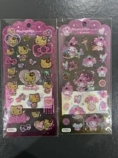 ドロップジェリーシール日焼けキティ　マイメロ