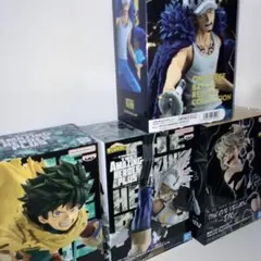 ワンピース1点・僕のヒーローアカデミア 3点Dフィギュア4点セット