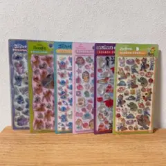 ディズニー　ボンボンドロップシール　プチドロップステッカー　6種セット　正規品