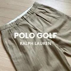 ポロゴルフ ラルフローレン リネン混 ヘリンボーンスラックス 32×34ポロチノ
