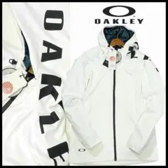 新品 定価13,800円 オークリー ジップジャケット XL 白 快適性メンズ